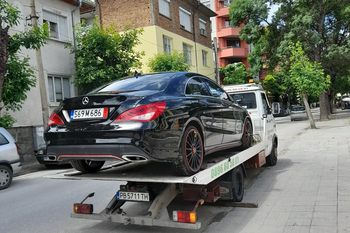 Вишка с автомобил